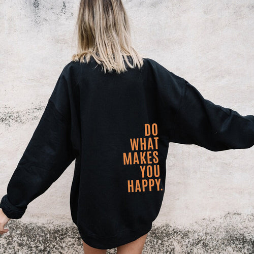 Sweatshirt Happy