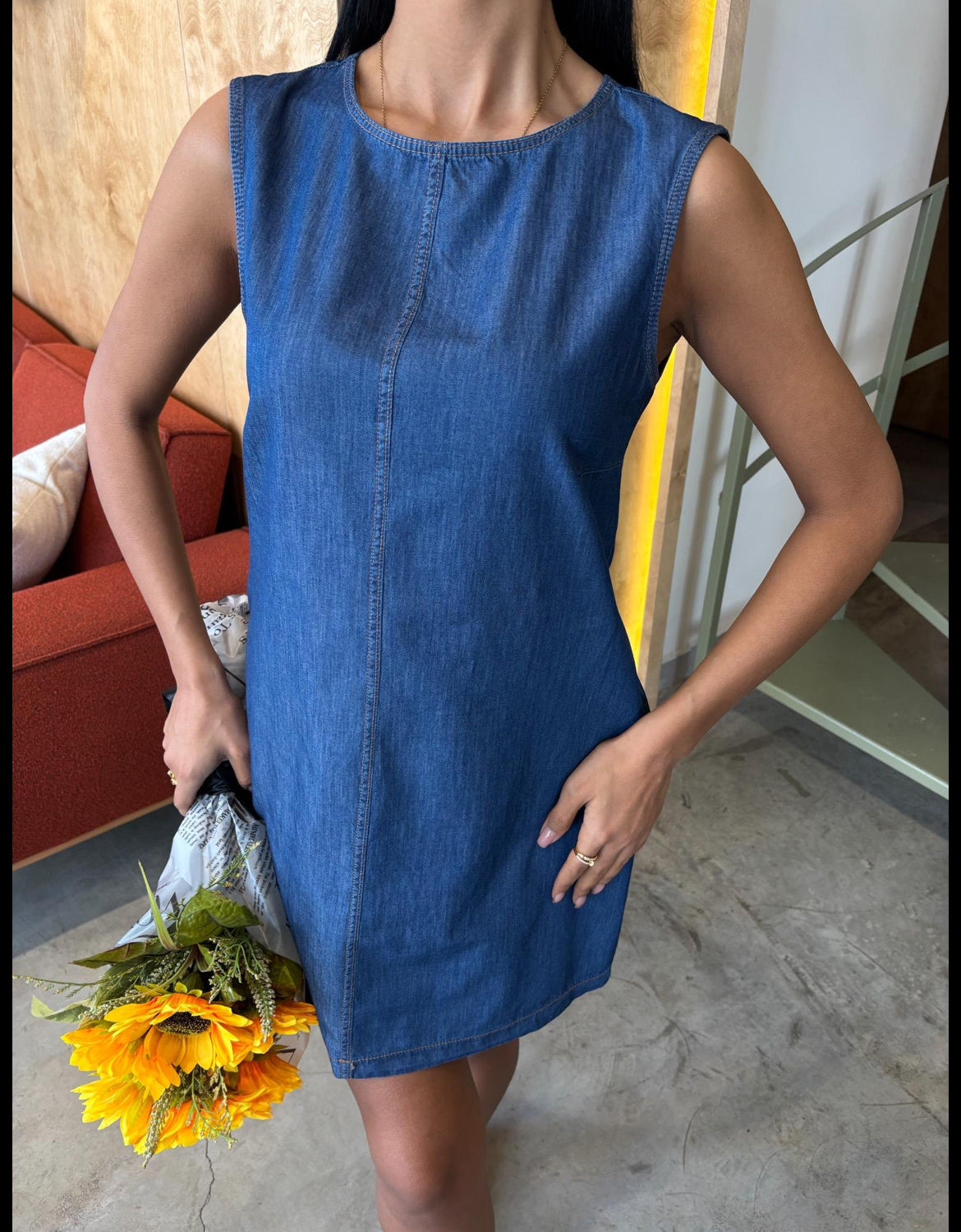 Denim dress